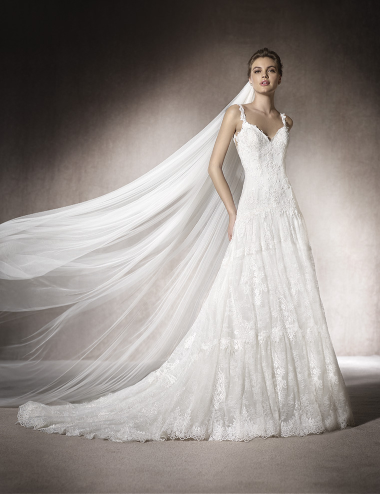 Νυφικό Maldivas σε γοργονέ γραμμή με δαντέλα - Fashion Brides Σέρρες.