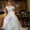 Νυφικό Greta με δαντέλα και αποσπώμενη φούστα - Fashion Brides Σέρρες.