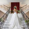 Νυφικό Isla με μεγάλη ουρά σε σκάλες - Fashion Brides Σέρρες