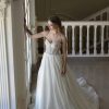 Νυφικό Iona σε Α γραμμή με κορσέ - Fashion Brides Σέρρες.