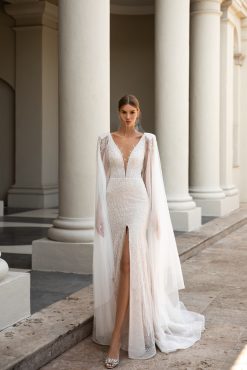 Νυφικό Grosa γοργονέ με κάπα - Fashion Brides Σέρρες.