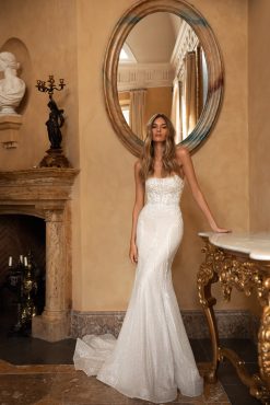 Νυφικό Mihas σε γοργονέ γραμμή - Fashion Brides Σέρρες.