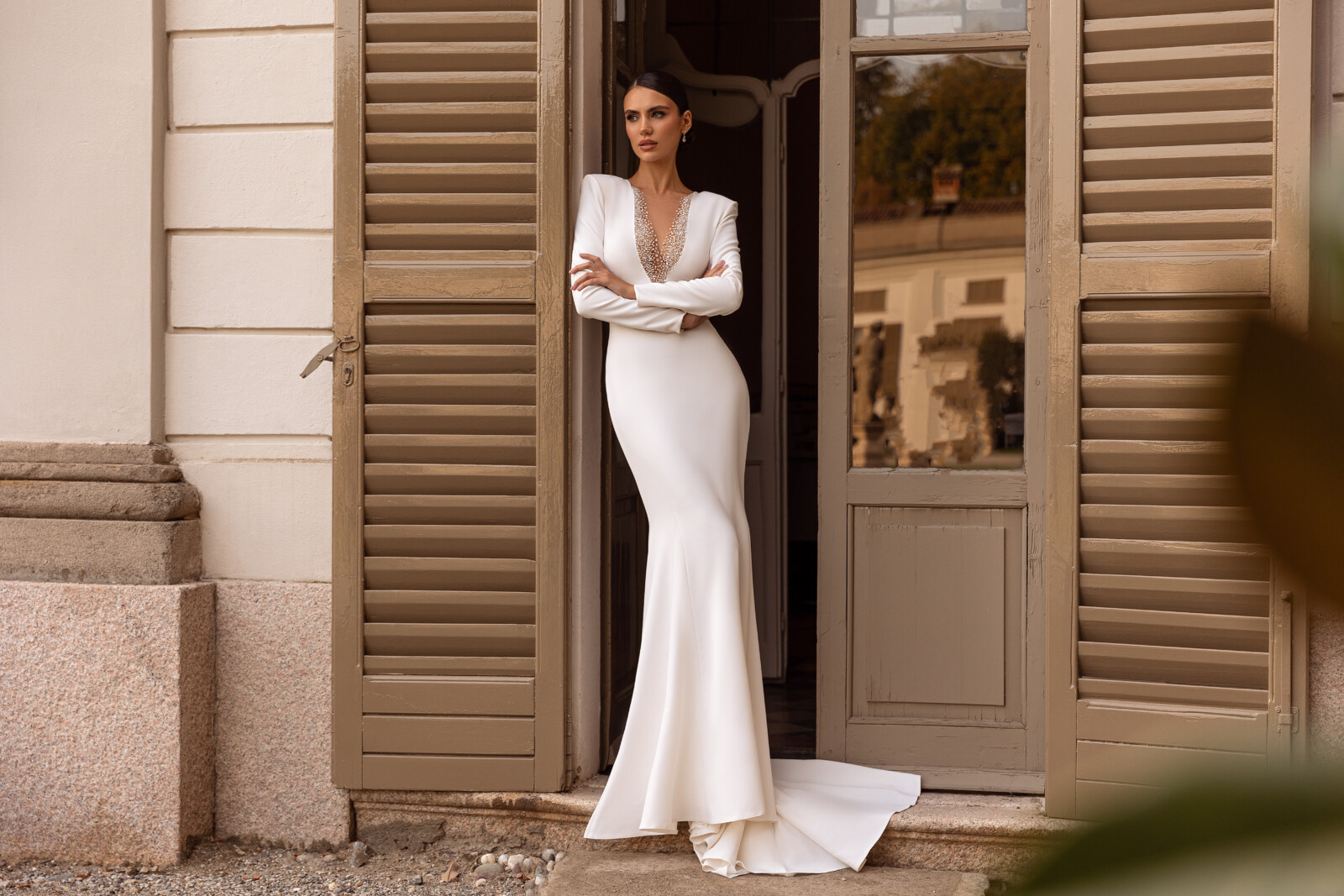 Νυφικό Dayana γοργονέ σε γραμμή - Fashion Brides Σέρρες.