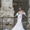 Νυφικό Maddalena γοργονέ με αποσπώμενα μανίκια - Fashion Brides Σέρρες.