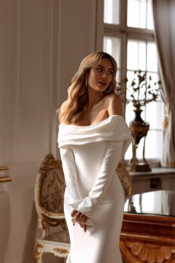 Λεπτομέρεια μπούστου νυφικού Paris - Fashion Brides Σέρρες.