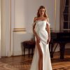 Νυφικό Sauvage γοργονέ με σατέν υφή - Fashion Brides Σέρρες