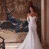 Νυφικό Aletea γοργονέ με κορσέ και μακριά μανίκια - Fashion Brides Σέρρες.