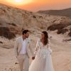 Νυφικό Alia Α γραμμής με 3D floral λεπτομέρειες και μακριά μανίκια - Fashion Brides Σέρρες.