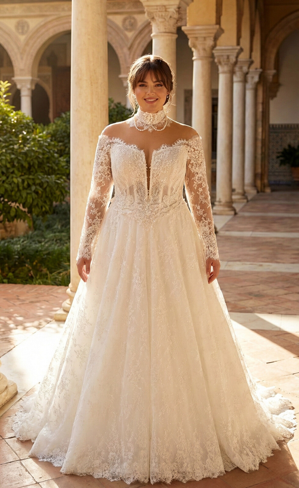 Νυφικό Milan Plus Size Body Shaping Wedding Dress - Image 2