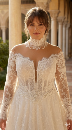 Νυφικό Milan Plus Size Body Shaping Wedding Dress - Image 3