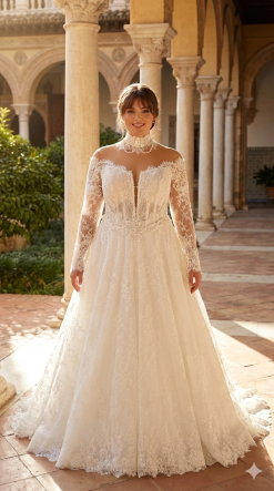 Νυφικό Milan Plus Size Body Shaping Wedding Dress - Image 5